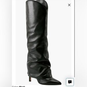 Elegant Black Women's Knee-High Boots